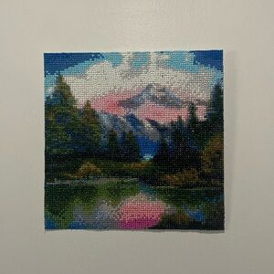 Handmade diamond painting